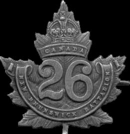 Badge of the 26th (New Brunswick) Battalion